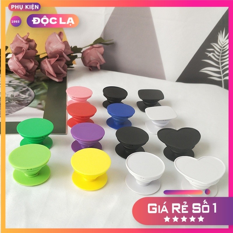 Giá Đỡ Điện Thoại iring pop màu trơn hình Vuông cho Điện Thoại - GIÁ SIÊU SỐC