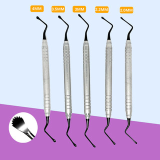 Nha khoa Jagged Gracey Curette Nha chu Xương Curettes Dụng cụ nha khoa Perio Làm sạch răng Dụng cụ nha khoa