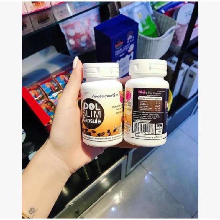 Giảm Cân Coffee Idol Slim Capsule Dạng Viên Siêu Mạnh Chuẩn Thái Lan Hộp 15 viên