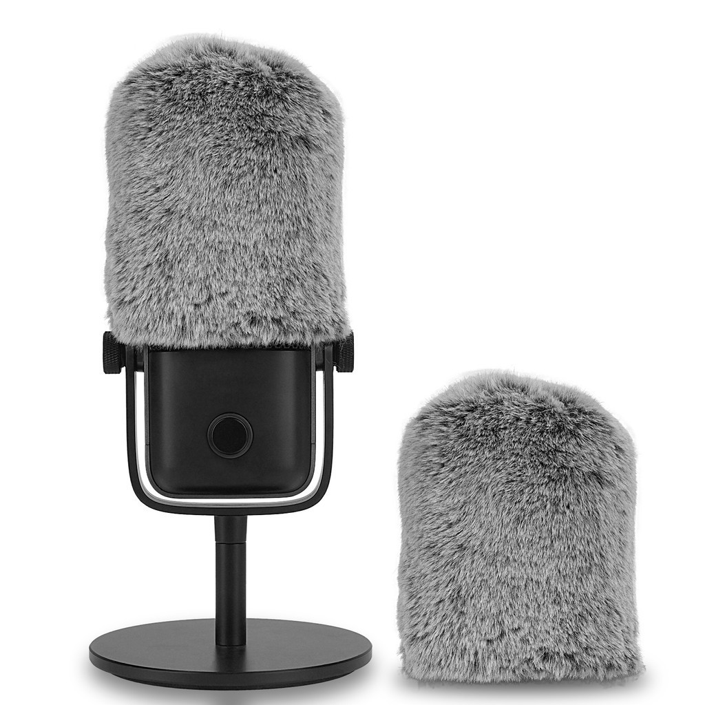 Kính chắn gió lông Geekria Tương thích với Elgato Wave: 1, Wave: 3 Mic DeadCat Wind Cover Muff, Fluf