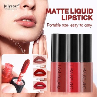 Son môi mini matte lip gloss dễ thương 12 màu julystar
