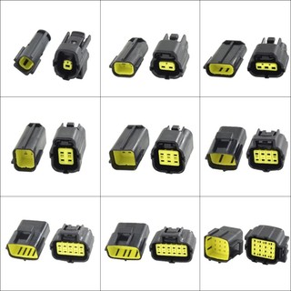 1 bộ1 / 2 / 3 / 4 / 6 / 8 / 10 / 12 / 16 Pin Denso 1.8mm Đầu nối dây chống nước Ổ cắm điện ô tô kín xe tải Ổ cắm khai thác