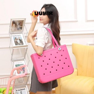 UUMIR Túi đi biển, Túi Tote chống nước EVA, Túi đựng đồ chống cát bền mùa hè