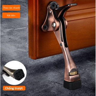 Chặn cửa chân móng ngựa có lẫy gạt chống va đập cửa ở bất kì vị trí nào tiện dụng