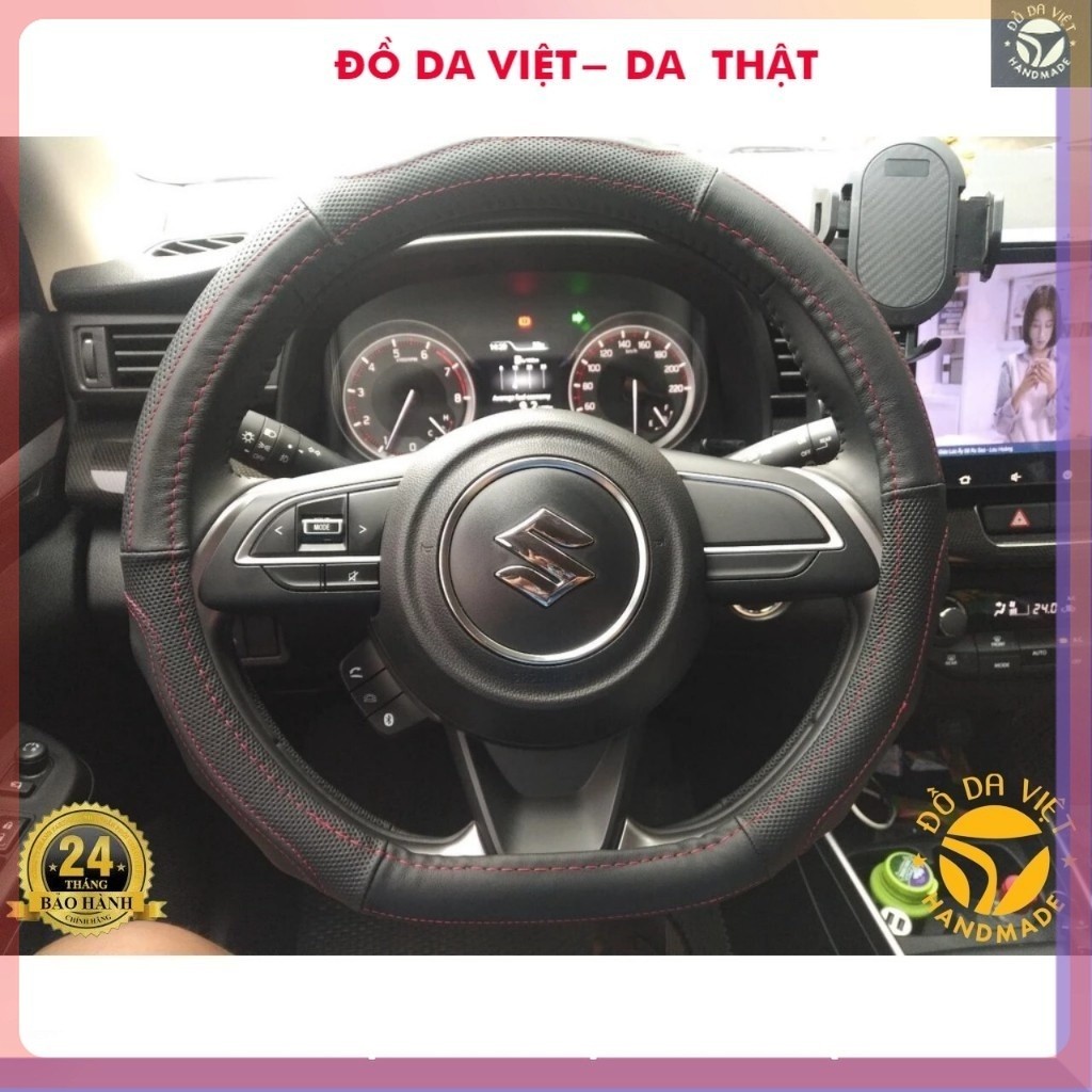 Bọc vô lăng ô tô Dcut SIZE 38,dùng cho,Ford TERRITOTY, KIA SONET, CARENS 2023,SELTOS, SUZUKI XL7, ELANTRA SPORT,