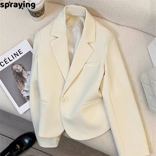 spraying áo nữ blazer áo vest nữ   comfortable cổ xưa unique Thông thường WXW2430I68 12Z240320
