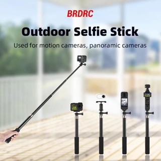  Gậy Selfie cho DJI Pocket 3   Insta360 X3   Insta360 X4   Gopro 12  11  10  9 Hreo Nhôm Đen Selfie Stick Hành Động   Phụ Kiện Máy Ảnh Toàn Cảnh 