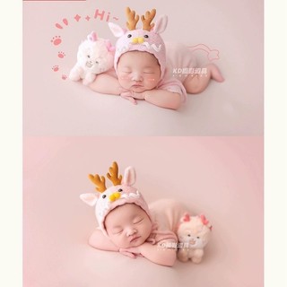 Dragon baby full tháng ảnh nền chụp ảnh mũ rồng bé sừng rồng mũ dệt kim sơ sinh cả tháng đạo cụ chụp ảnh confinement mũ đạo cụ quần áo đạo cụ chụp ảnh đạo cụ chụp ảnh cho bé ảnh nền vải cho bé ảnh nền đạo cụ chụp ảnh mô hình co