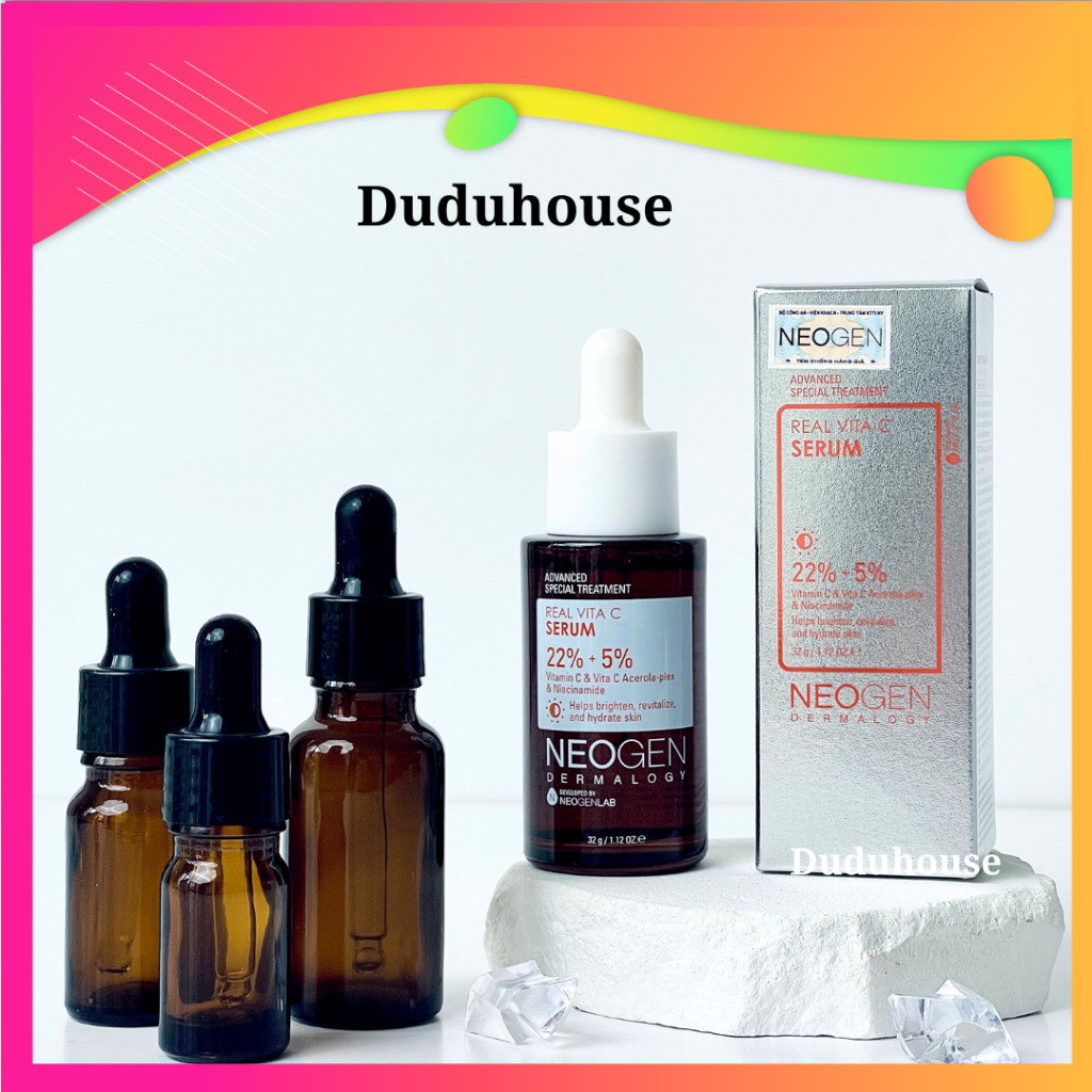 Tinh chất Vitamin C Neogen Dermalogy Real Vitamin C Serum làm sáng da mờ thâm 30ml