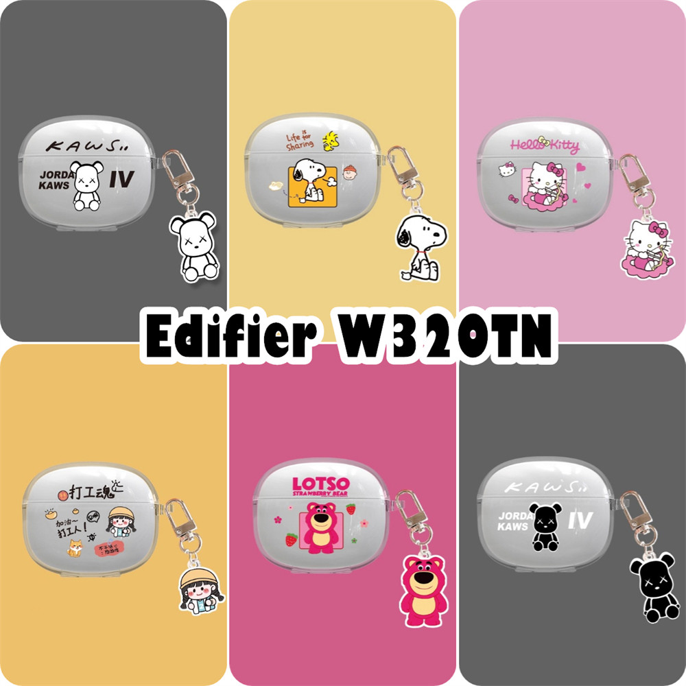 [Còn hàng] Dành cho hộp đựng tai nghe Edifier W320TN Vỏ silicon mềm hoạt hình trong suốt