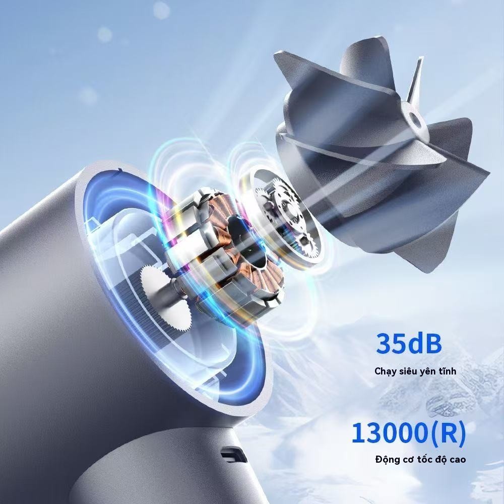 【SALE MẠNH】Quạt Mini Quạt phản lực cầm tay có thể sạc lại Gió mạnh 100Gear Tốc độ gió Màn hình kỹ thuật số Quạt | BigBuy360 - bigbuy360.vn