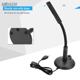 Micro đa hướng kết nối USB, Micro Để Bàn, Cắm và chạy ghi âm trò chuyện trực tuyến AKOASM