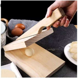 gofidin Cụ Ép Bột Làm Bánh Dạng Tròn/Vuông Bằng Gỗ Bền Bỉ Cho Nhà Bếp