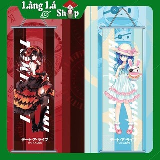 Poster vải lụa tranh lụa treo tường hình Anime Manga - Date a Live Size 30x70cm