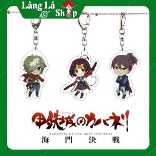 Móc khoá Mica dây xịn anime Koutetsujou no Kabaneri - Nhựa Cứng Acrylic In 2 mặt sắc nét ( ảnh thật )
