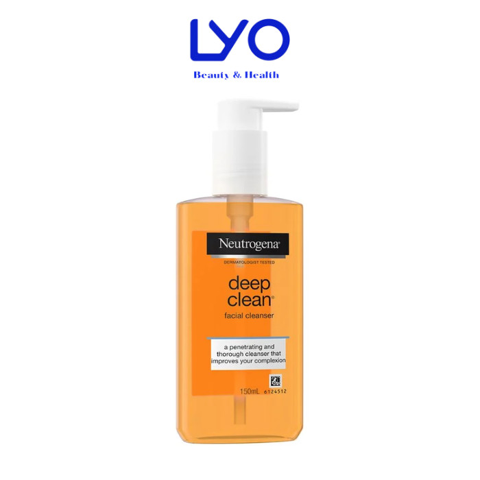 Sữa rửa mặt dạng gel Neutrogena Deep Clean Facial Cleanser 150ml làm sạch sâu