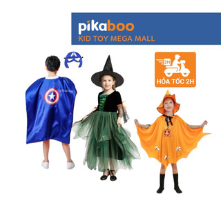 Trang phục biến hình siêu nhân cho bé trai, choàng váy cho bé gái Pikaboo đa dạng các mẫu lựa chọn
