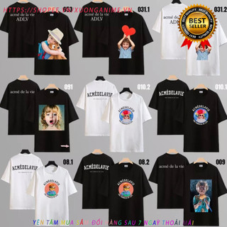 Áo Thun ADLV Siêu Hot Mẫu Best Seller bo cổ siêu đẹp 100% Cotton