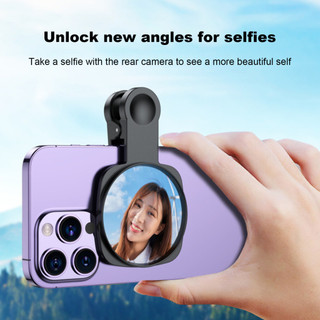 Camera Phía Sau Gương Selfie Điện Thoại Đa Năng Selfie Mirror Di Động Selfie Gương Cho Điện Thoại Thông Minh Camera Phản Quang Chống Trơn Trượt Nhẹ Có Thể Điều Chỉnh Hoàn Hảo Cho Đông Nam