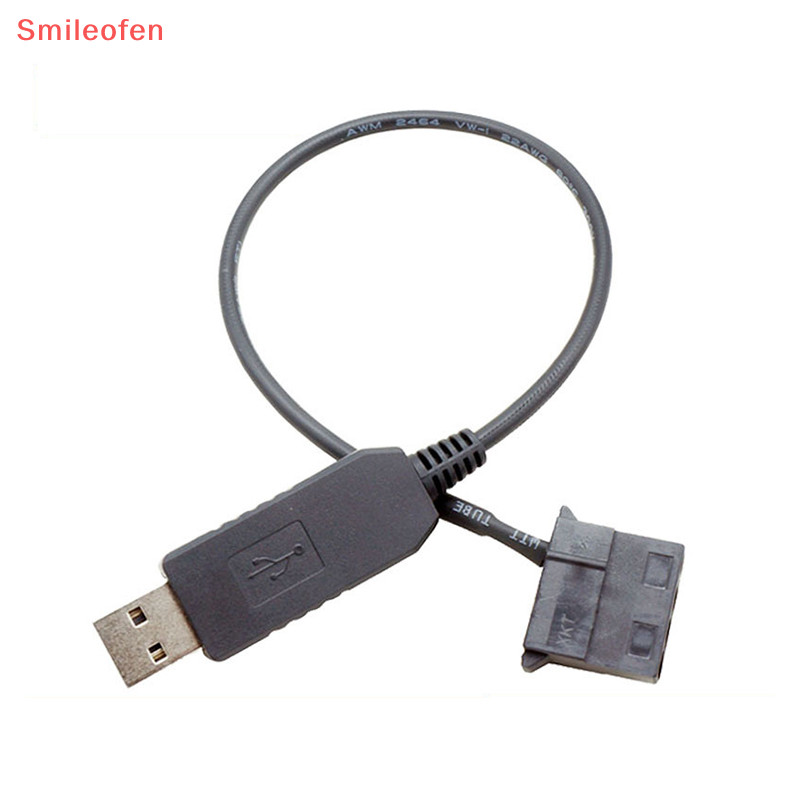 [Smileofen] USB Sang 4Pin PWM 5V Sang 12V Boost Line USB Tay Quạt PC Power Adapter Kết Nối Cáp Chuyển Đổi Cho PC Quạt Làm Mát Mới