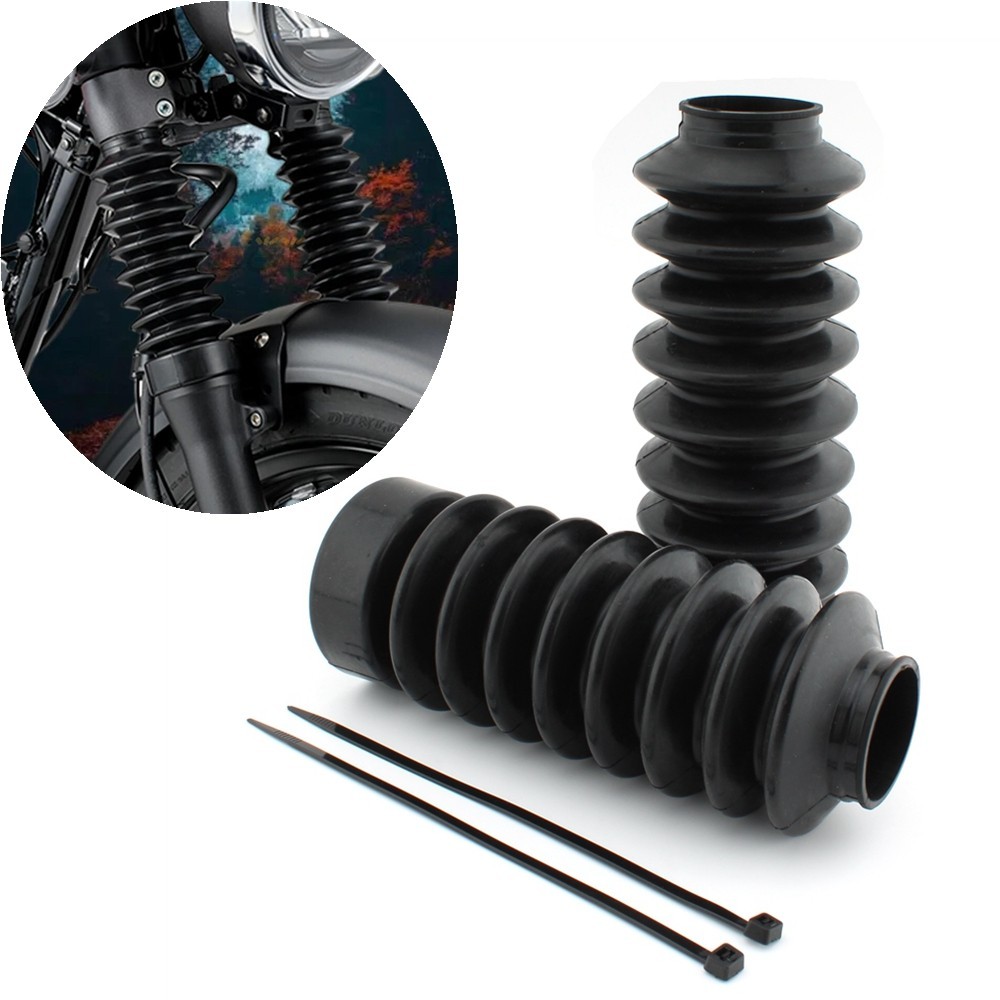 1 Cặp Cao Su Xe Máy Trước Nĩa Che Bụi Gaiters Giày Bốt Cho Xe Honda GB350 CB350 2021-2022 NC59