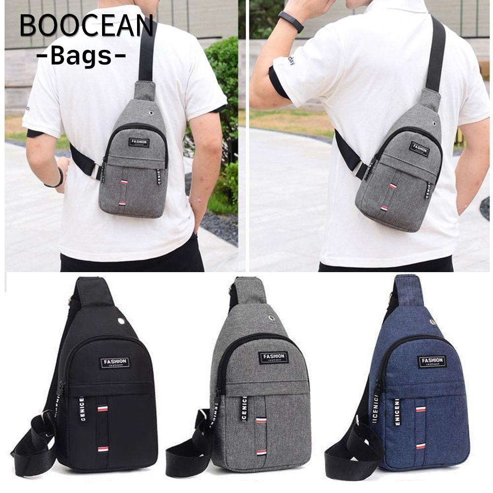 BOOCEAN Túi đeo chéo nam Ba lô thể thao dành cho nam nữ Túi đeo chéo đi bộ đường dài