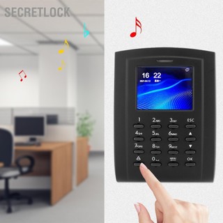 Secretlock máy kiểm soát truy cập 2.4in kiểm tra điểm danh thẻ mật khẩu tcp / ip wiegand26 tft 125khz