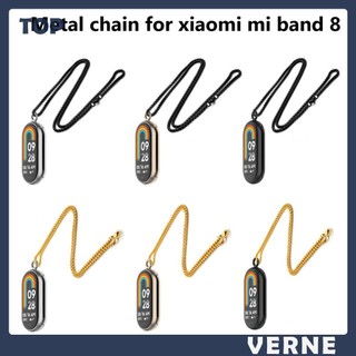 1 Cặp Bộ chuyển đổi dây đeo đồng hồ có đầu nối dây chuyền kim loại cho Mi Band 8 [vernesss.vn]