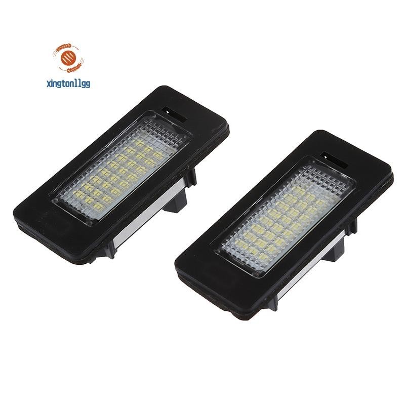 Cặp Lỗi Miễn Phí 24 3528 Đèn LED Biển Số Đèn Cho Xe BMW E39 E60 E61 E90 5 Series