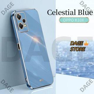 Ốp Lưng Cho OPPO K10X K10 Pro K9X K9 Pro K9S K5 K3 K1 Cạnh Thẳng Sáng Mạ Điện Silicon Mềm Sang Trọng Bao Gồm Tất Cả Vỏ Điện Thoại TPU Chống Rơi