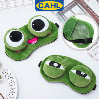 3d Unisex Ếch Mắt Mặt nạ Ngủ Mềm Mại Có Đệm Eyemask Che Bóng Còn Lại Thư Giãn Bịt Mắt Với Dây Đàn Hồi Cho Giấc Ngủ Gia Đình Du Lịch Mềm Mại Sang Trọng Làm Đen Mặt nạ Mắt