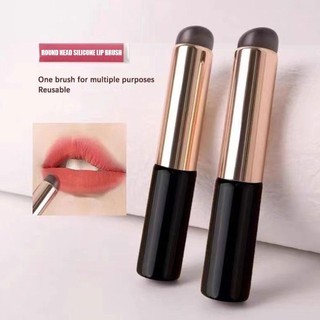 Bàn chải che khuyết điểm silicon Di động Đầu tròn Silicone Lip Brush Son môi Brush Concealer Brush