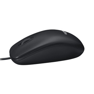 Chuột Logitech B100 Black, có dây kết nối USB