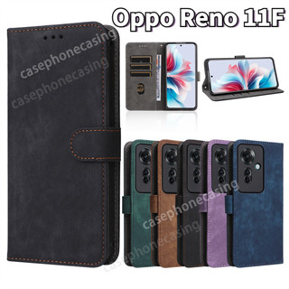  Ốp Lưng Cho OPPO Reno11 11F Reno 11 Pro 11Pro 11 F Reno11Pro 5G 2024 Ốp Điện Thoại Da Khe Cắm Thẻ Ví Đứng Mềm TPU Cạnh Chống Sốc Ốp Lưng TPU An Toàn 