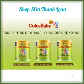 (HSD T11-2027) (Quét Mã QR Tích Xu) Sữa Bột Colosbaby D3K2 2+ 800g (Cho Trẻ Từ 2 - 10 Tuổi).