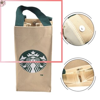 Túi đựng bình nước bằng vải OTO Starbucks Túi đựng cốc giữ nhiệt