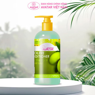 Dầu xả Olive AVATAR nuôi dưỡng tóc chắc khỏe chống gãy rụng tóc dài suôn mềm mượt 500ml