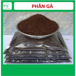 1kg Phân Gà Hưu Cơ ủ hoai mục - Không mùi hôi - Phân Chuẩn