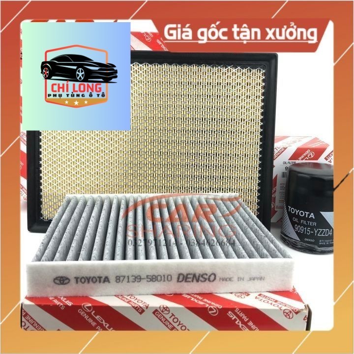 Lọc gió điều hòa TOYOTA/ LEXUS Innova(2016-2019, Fortuner(2016-2019), Hilux(2016-2019 mã 8713958010-