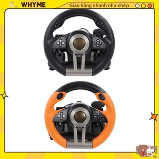 Whyme vô lăng chơi game xoay 180 độ tay lái có nhạy cao mái chèo cho pc