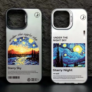 Ốp Lưng Cho Xiaomi Mi 14 13 12 12T 13T Pro 11 Lite 5G NE Poco F5 X5 X6 M6 Pro Nghệ Thuật Van Gogh Tranh Sơn Dầu Đầy Sao IMD Vỏ Cứng Chống Sốc