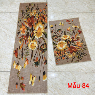 Bộ 2 chiếc thảm bếp trải sàn nhiều hình mới nhất 2024 thảm nhà bếp, thảm bếp, thảm bếp dài, thảm bếp đẹp