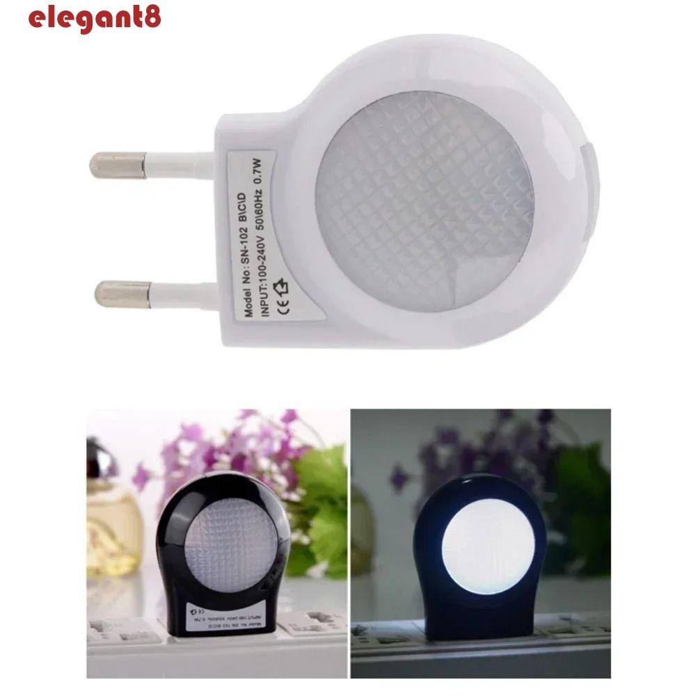 Đèn ngủ tự động ELEGANT, Đèn ngủ ốc sên Led Mini sáng tạo, Trang trí nội thất Đèn tường cắm EU di động Phòng ngủ trẻ em