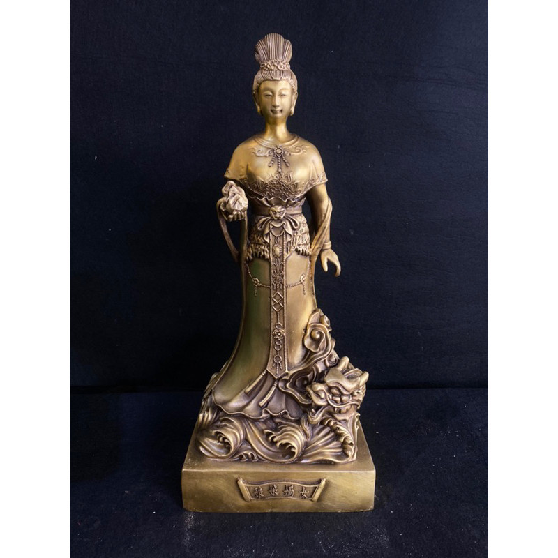 Tượng nữ oa nương nương Chất liệu đồng Chiều cao 40cm Chiều ngang 16cm Chiều rộng 15cm Nặng 3kg