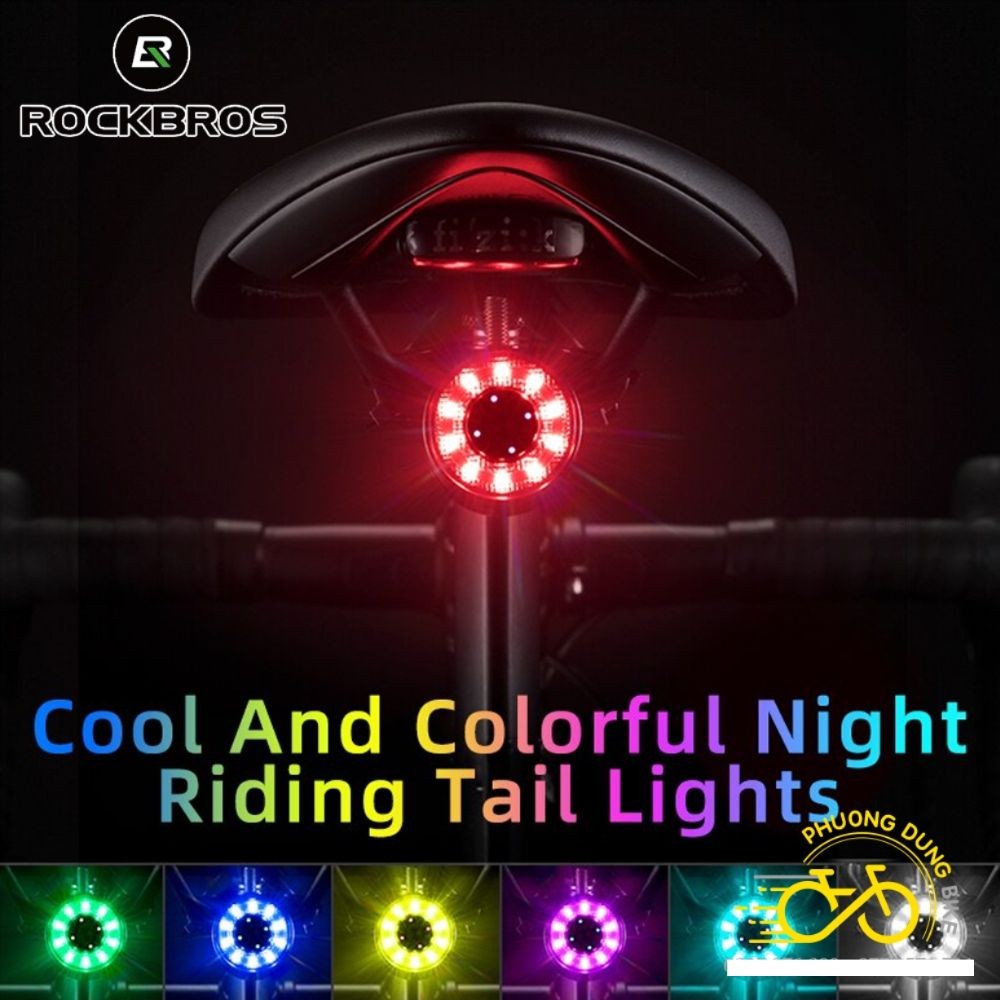 Đèn hậu - Đèn sau xe đạp ROCKBROS SAMURAI Q1