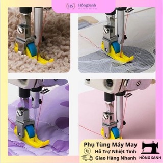 Chân vịt nhựa chống nhăn sử dụng cho máy may 1 kim công nghiệp
