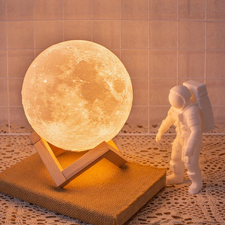 Đèn LED Để Bàn Hình Mặt Trăng 8cm