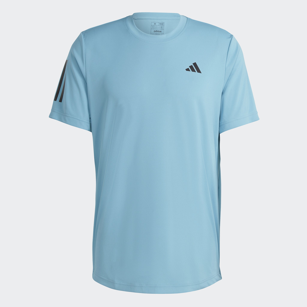 adidas Quần vợt Áo Thun Tennis 3 Sọc Club Nam Màu xanh da trời HS3263