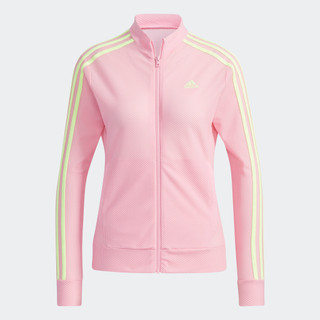 adidas Đánh gôn Áo khoác 3 Sọc Nữ Hồng GM3758