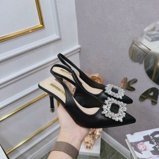 Giày cao gót nhọn kiểu mới đính đá